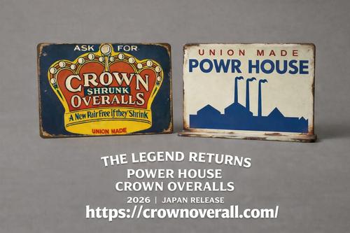 CROWNOVERALLS＆POWRHOUSE・レザーグッズの展示会　